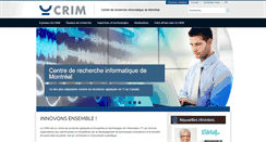Desktop Screenshot of crim.ca