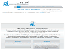 Tablet Screenshot of crim.com.mx
